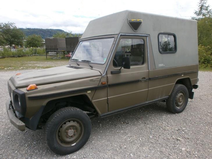 Puch 230 GE, Fkw Rel VHF/HF SE-235/240 M HT 4x4